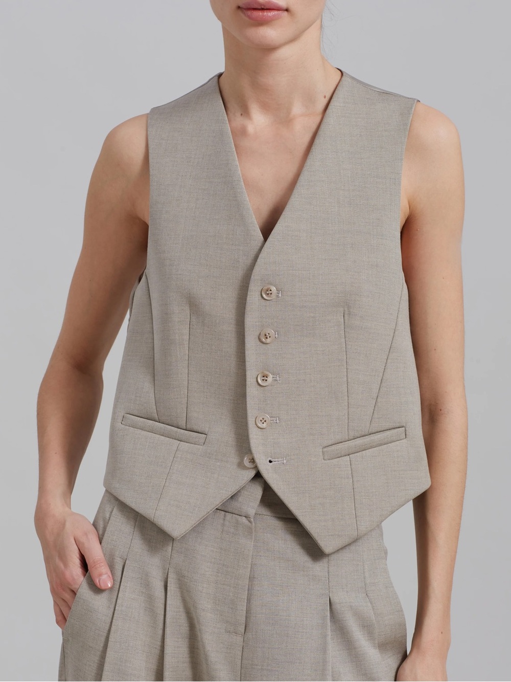 The Frankie Shop Gelso Waistcoat